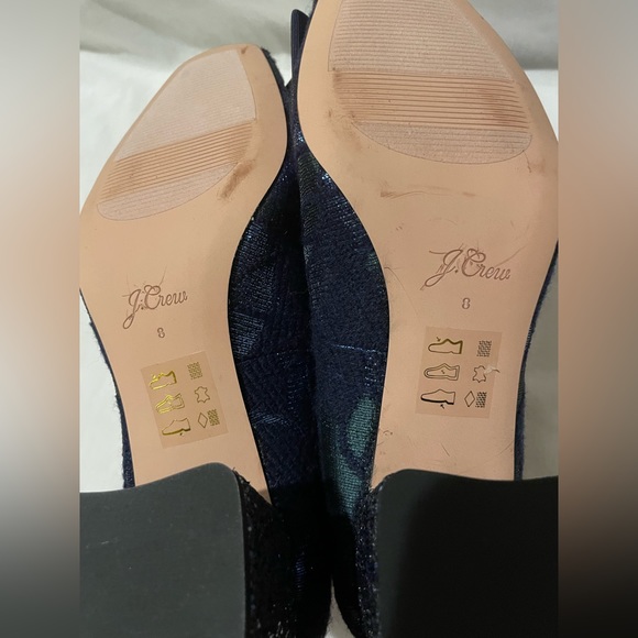 J.Crew Celia Jacquard Glitter Heel Pump K0447 - Picture 9 of 9